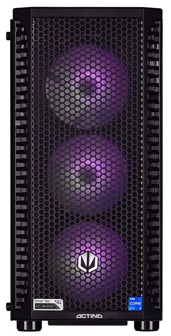 Kompjuter Actina, Intel Core i5-12400F, 16GB RAM, 1TB SSD, NVIDIA GeForce RTX 4060, i zi