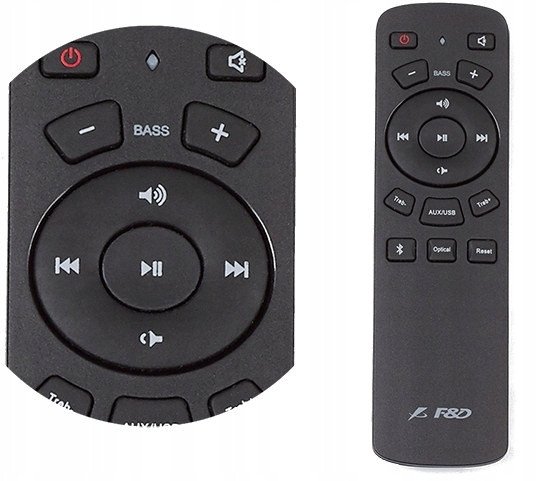 Bokse bookshelf Fenda F&D R60BT, 60W, Bluetooth, kafe