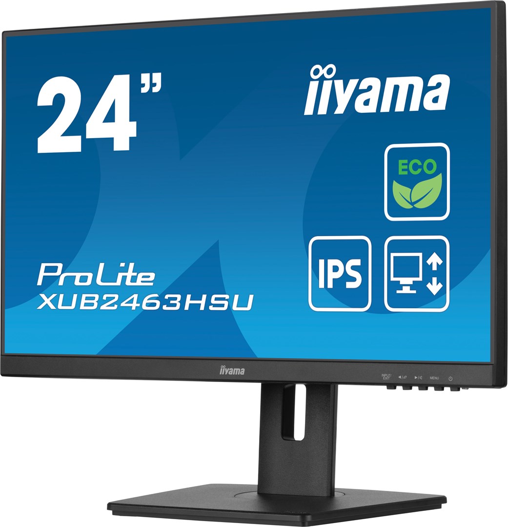 Monitor iiyama ProLite XUB2463HSU-B1, 24", 1920 x 1080, 100 Hz, i zi