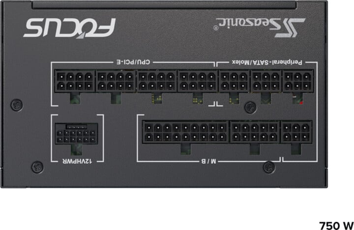 Burim energjie SEASONIC Focus GX 750 80 PLUS GoldATX 3.0 PCIe 5.0 - 750W