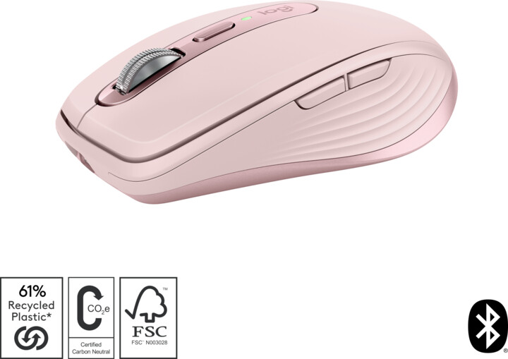 Maus Logitech MX Anywhere 3S, rozë