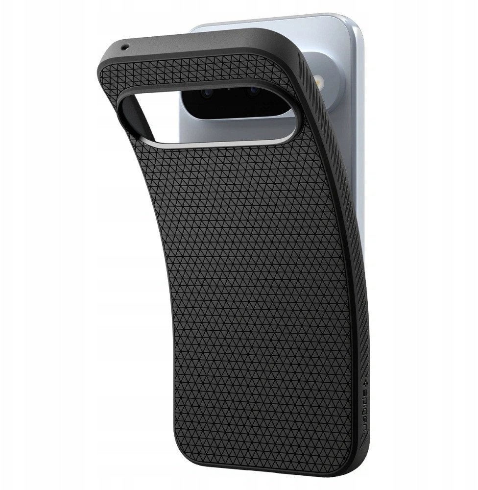 Mbulesë telefoni Spigen Liquid Air për Google Pixel 10 10 Pro, matte, e zezë