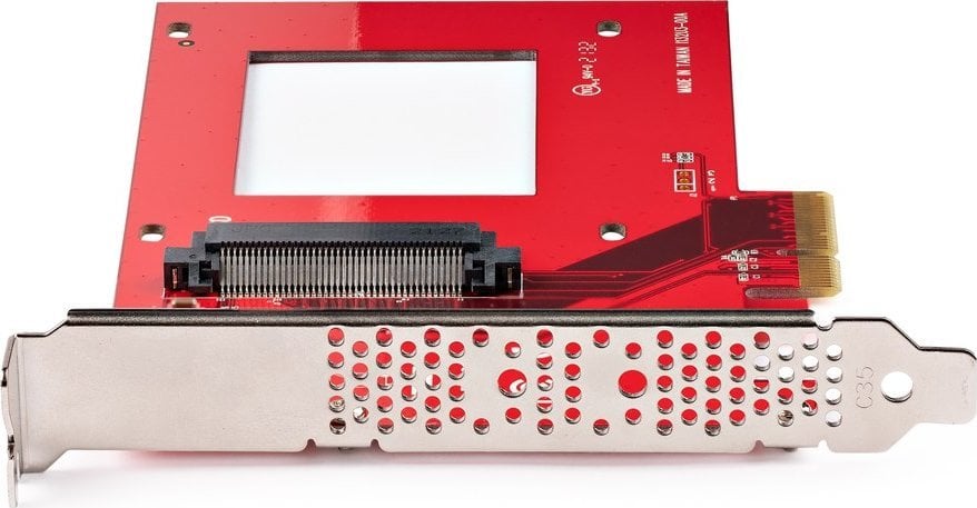 Kartelë adapteri StarTech.com U.3 në PCIe, PCIe 4.0 x4, për SSD 2.5" U.3 NVMe, e zezë