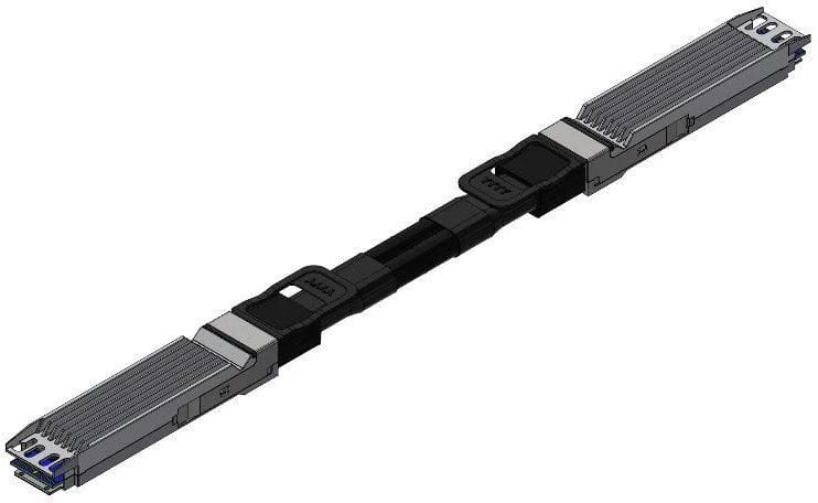 Мрежен кабел NVIDIA HPE MCP4Y10N00A, InfiniBand NDR OSFP во OSFP, 0.5m, DAC