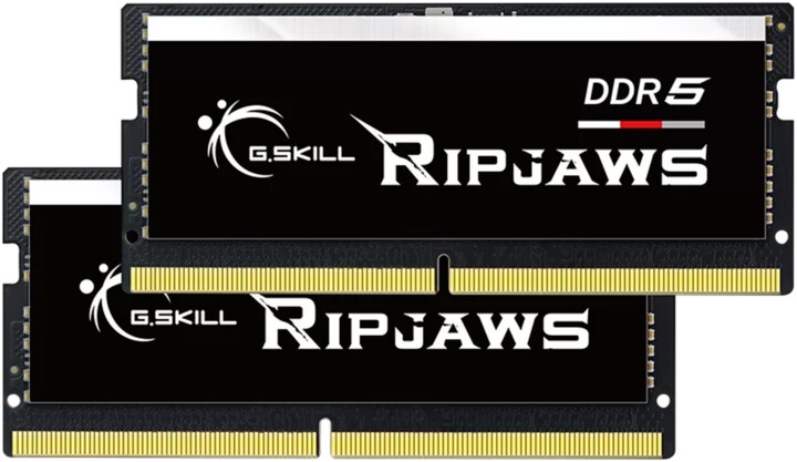 Module të memories G.Skill RipJaws 32GB (2x16GB) DDR5 4800 CL34 SO-DIMM Module të memories G.Skill RipJaws 32GB (2x16GB) DDR5 4800 CL34 SO-DIMM