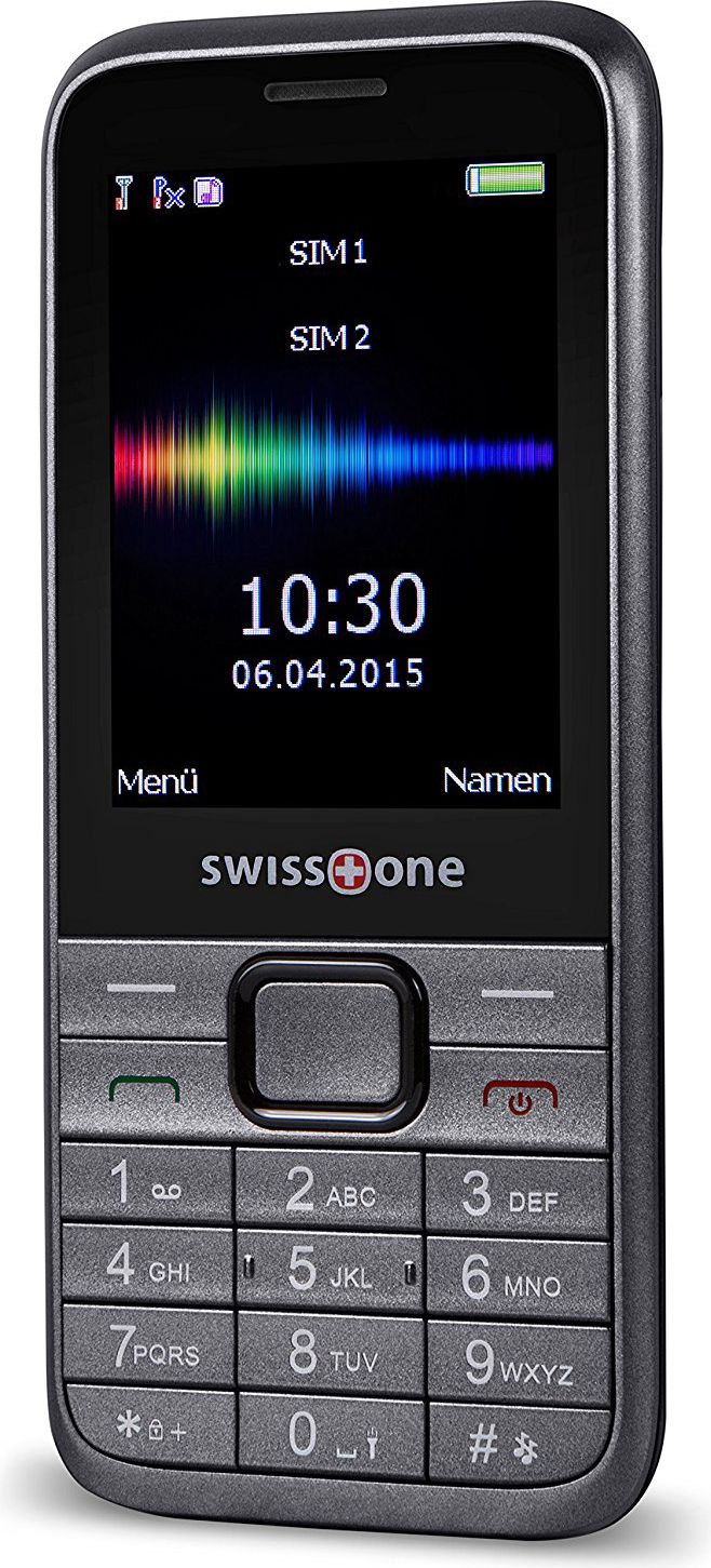 Telefoni Swisstone Dual SIM, 1.3MP, gri