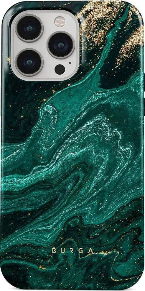 Mbështjellëse telefoni Casetify Emerald Pool për iPhone 14 Pro Max, MagSafe, e fortë, jeshile
