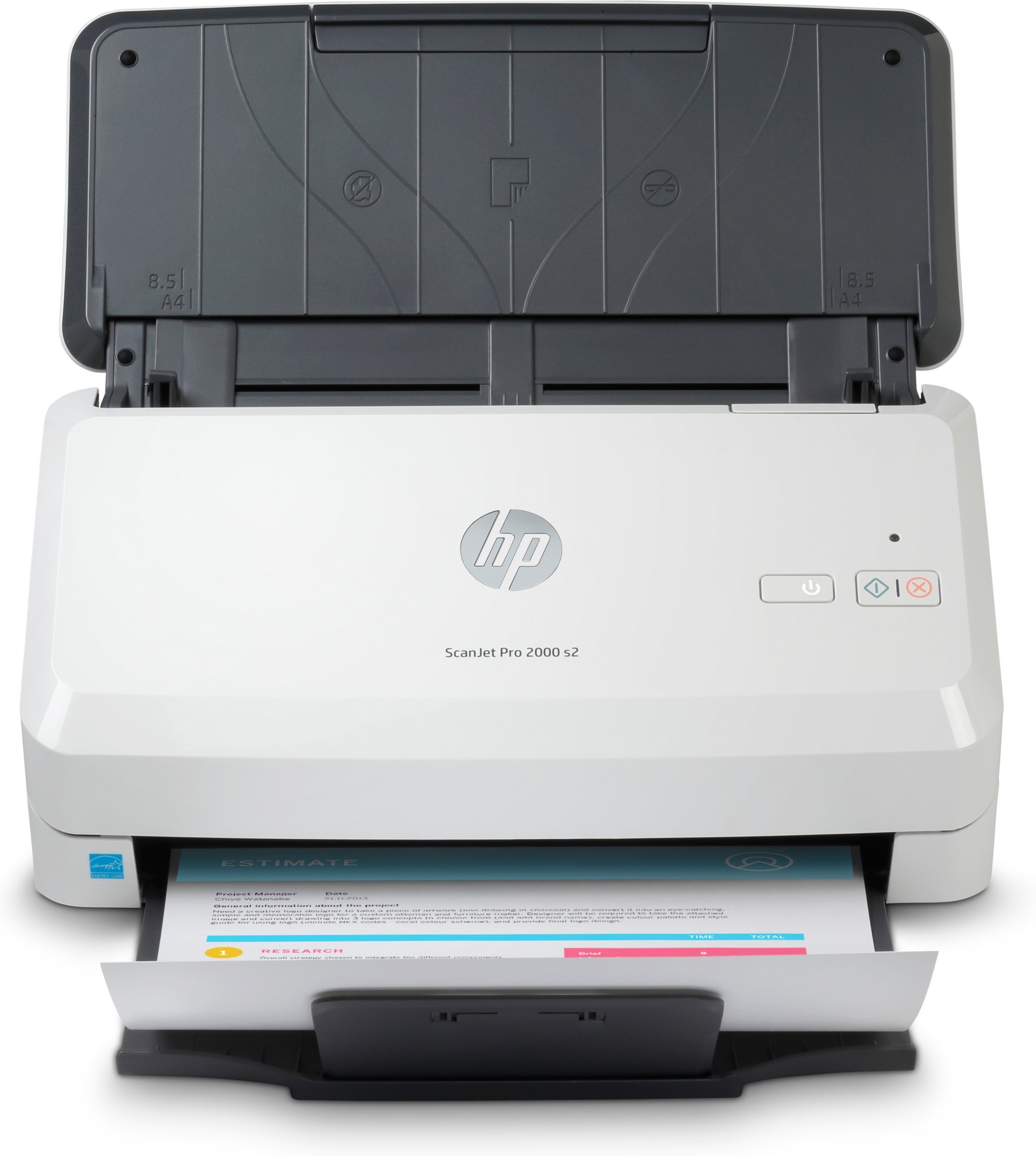 Skaner HP ScanJet Pro 2000 S2, 600 x 600 DPI, A4, bardh e zi