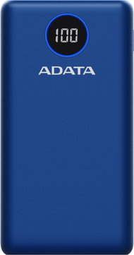 Powerbank ADATA P20000QCD, 20000mAh, i kaltër