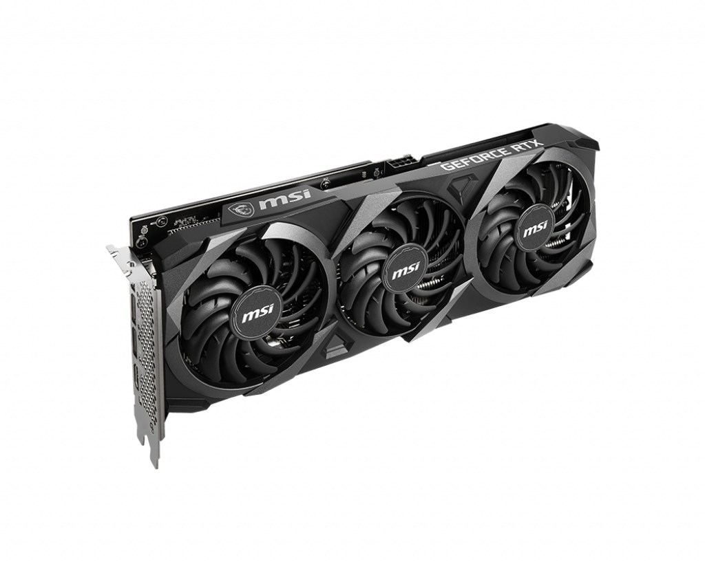 Kartelë Grafike MSI GeForce RTX 3060 Ti VENTUS 3X, 8GB GDDR6X, e zezë