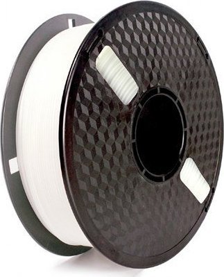 Filament për printer 3D Gembird, PLA-Flexible, 1.75mm, 1kg, i bardhë