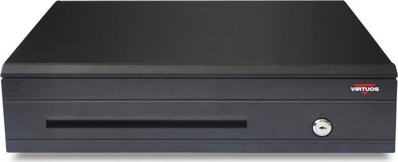 Sirtar arkë Virtuos C425C, 5 ndarje kartëmonedhash, 8 ndarje monedhash, i zi