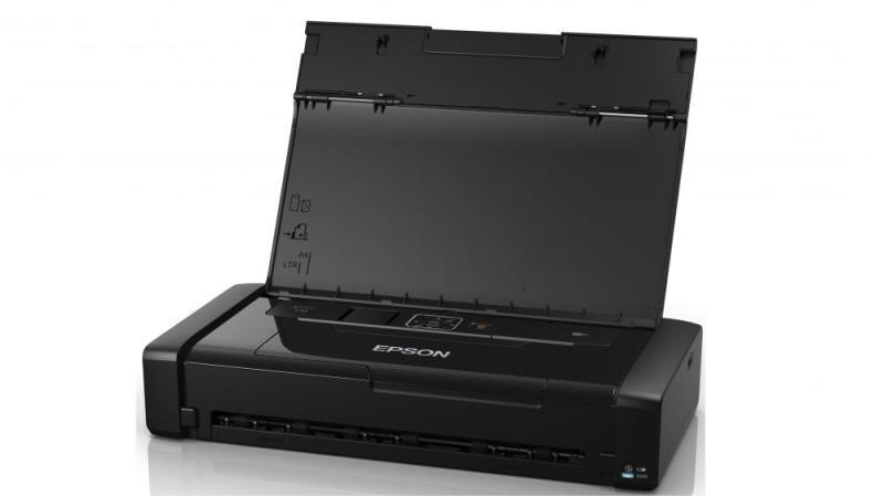 Printer portativ inkjet Epson Workforce WF-100W, A4, Wi-Fi, i zi