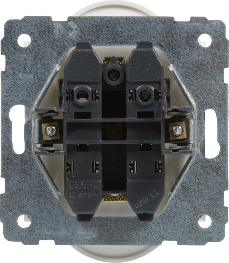 Prizë dyshe Legrand SUNO 721191, 2x2P+E, 16A 250V, e bardhë