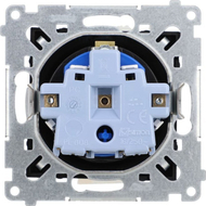 Prizë me çelës Kontakt Simon 54 DATA DGD1.01/49, 16A 250V, montim i fshehtë, e zezë mat