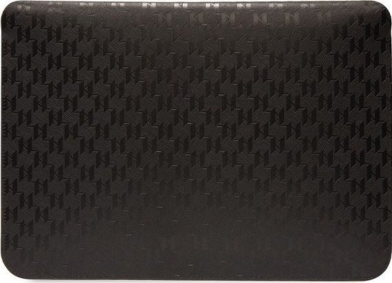 Заштита за лаптоп Karl Lagerfeld Saffiano Monogram Ikonik KLCS16SAKHPKK, 16\", црна