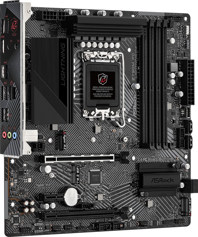 Pllakë amë ASRock Z790M PG LIGHTNING/D4