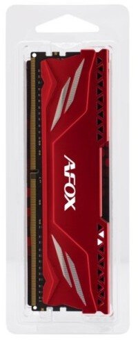 RAM меморија Afox Gaming DDR4 16GB, 3200MHz, CL16, црвена