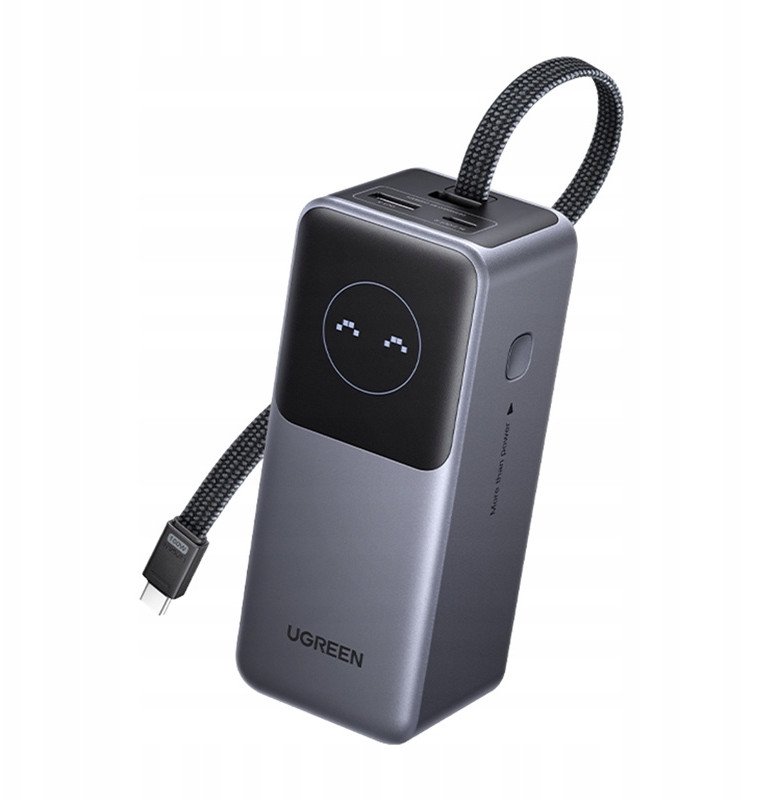Powerbank Ugreen PB723, 20000mAh, 130W, сива