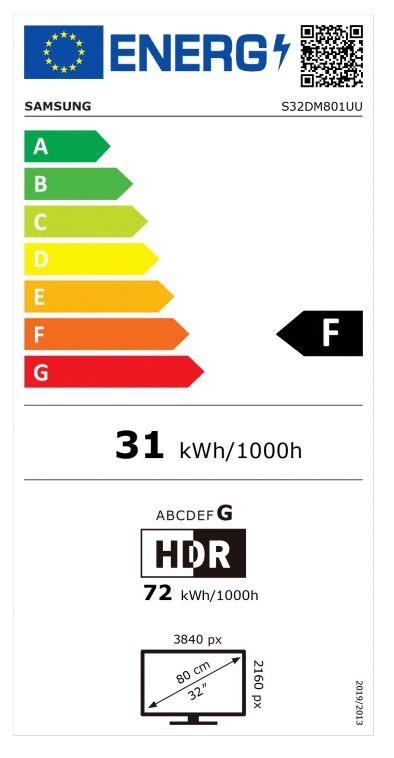 Монитор Samsung Smart M8 LS32DM801UUXDU, 32\", VA, 4K UHD, 60Hz, 4ms, бел
