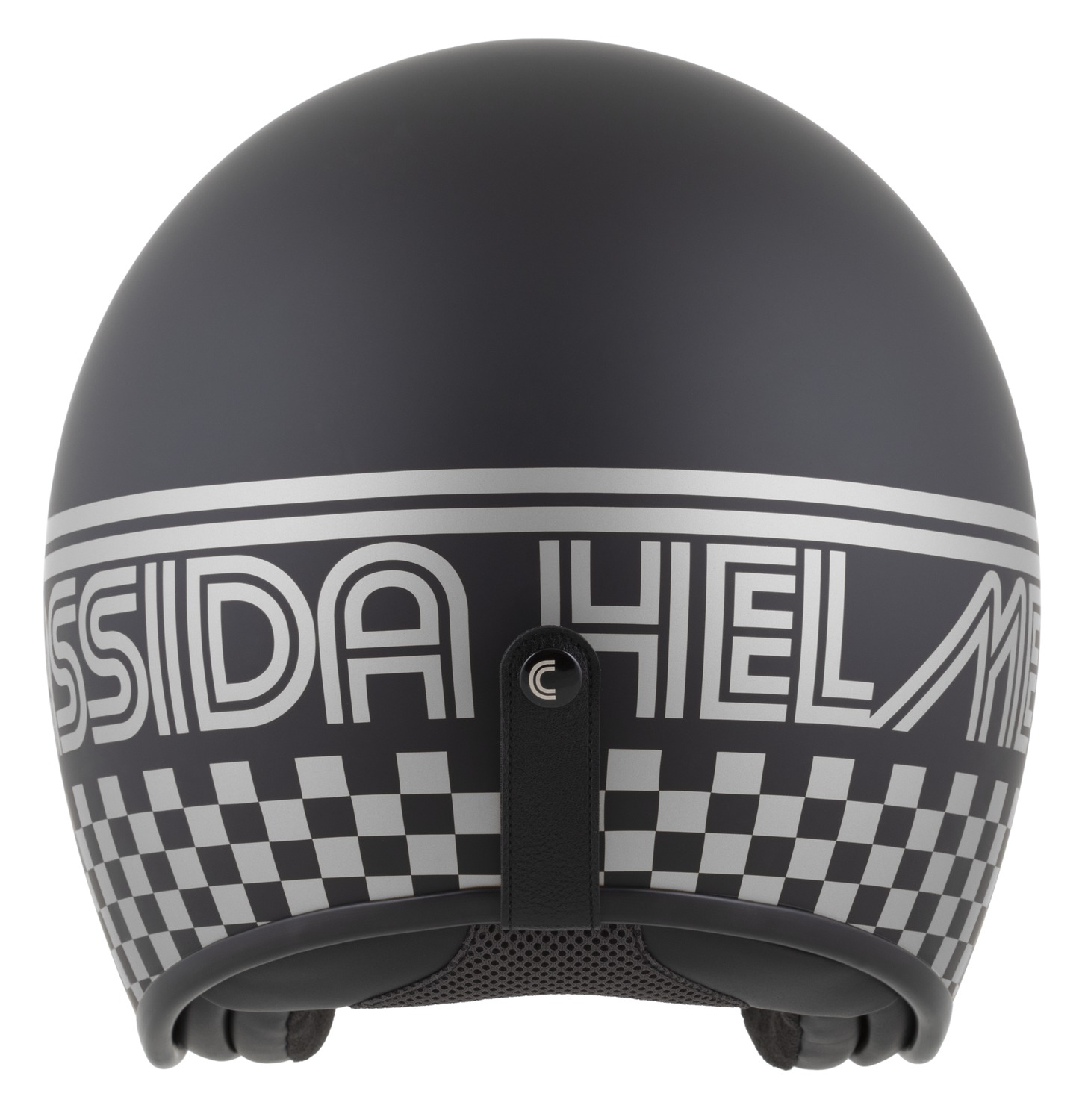 Kaska moto CASSIDA Oxygen 2.0 Rondo, e zezë matte argjendi