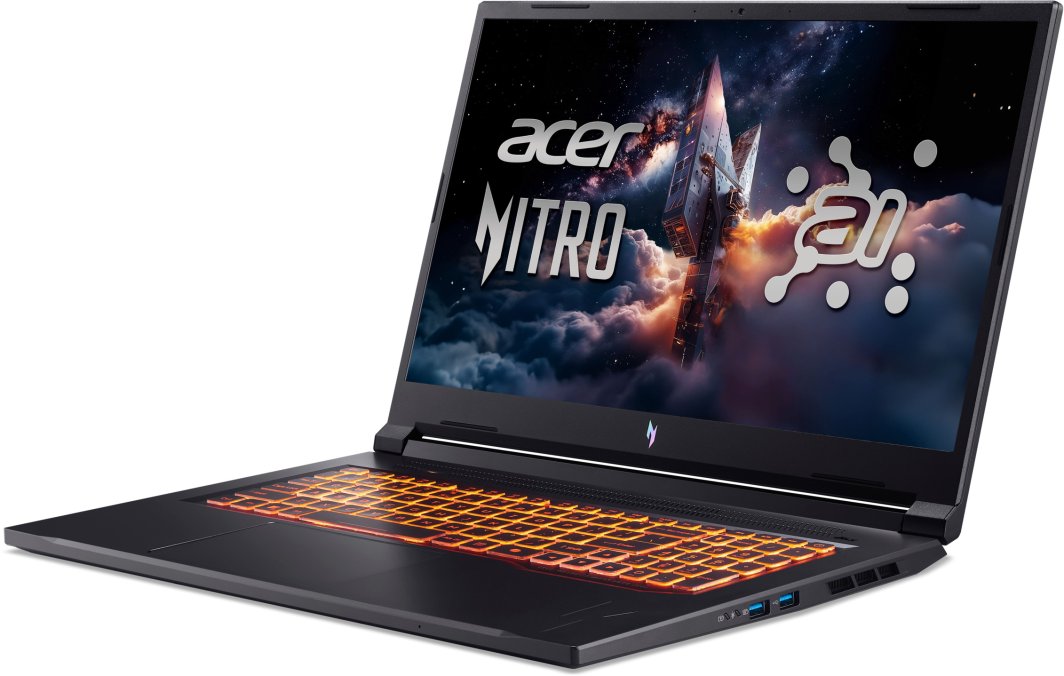 Laptop Acer Nitro V 17 AI ANV17-41, 17.3", AMD Ryzen 5 240, 16GB RAM, 512GB SSD,NVIDIA GeForce RTX 5060, i zi