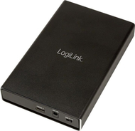 LogiLink – Kasë e jashtme për SSD 2x M.2 SATA, USB 3.1 Gen2, me RAID