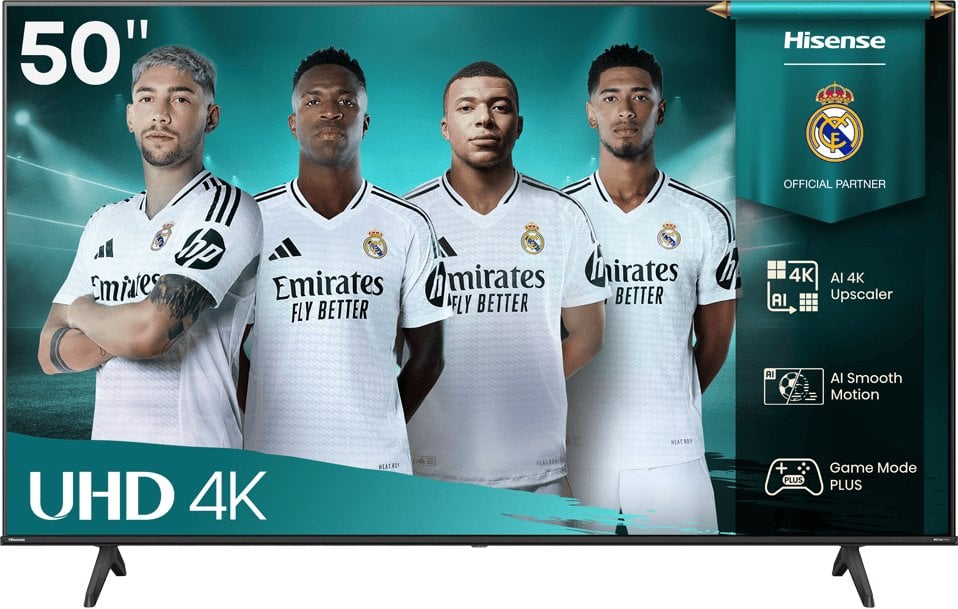 Телевизор Hisense 50A6Q, 50\", 4K Smart, црн