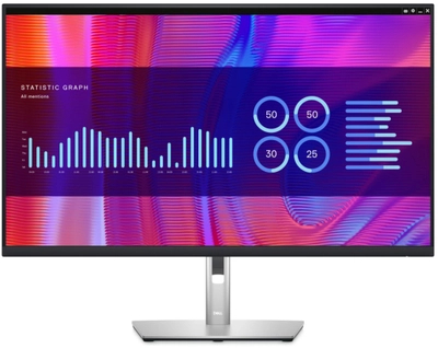 Monitor Dell P3223DE, 31,50", IPS, QHD, i zi/i argjend