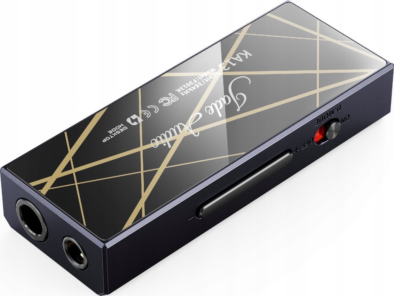 Amplifikator portativ DAC FiiO KA13, dalje 3.5mm dhe 4.4mm, i zi