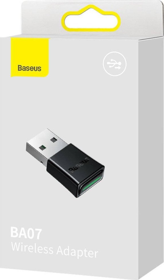 Bluetooth адаптер Baseus BA07, USB, Bluetooth 5.3, црн