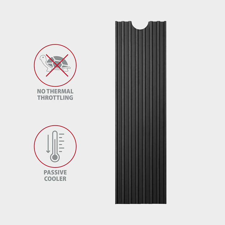 Ftohës pasiv AXAGON CLR-M2L3, për SSD M.2 2280, 3mm