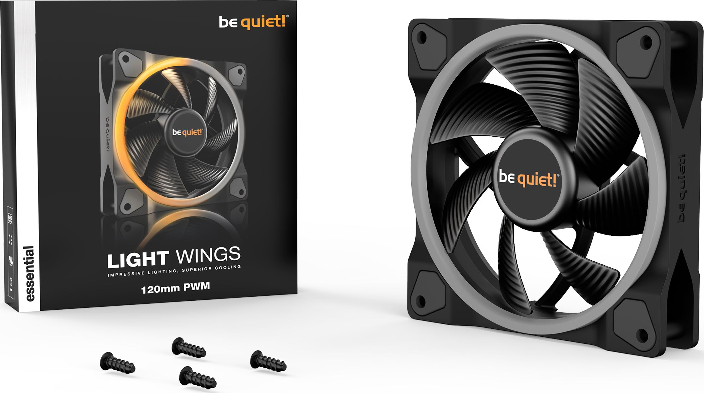 Ventilator PC be quiet! Light Wings 120mm PWM BL072, ARGB, 18 LED, i zi