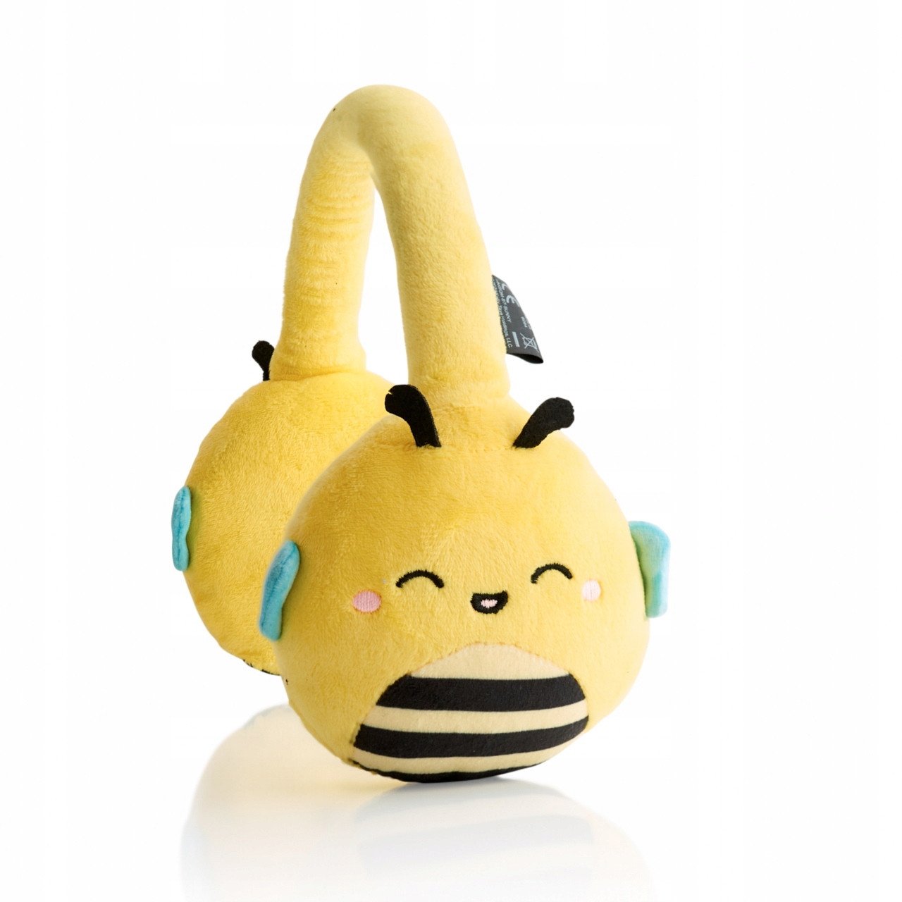 Kufje Bluetooth Squishmallows Sunny the Bumblebee, pa tela, me mikrofon, shumëngjyrëshe