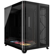 Kuti kompjuteri Corsair AIR 5400 RS R ARGB, mid tower, tre dhoma, e zezë
