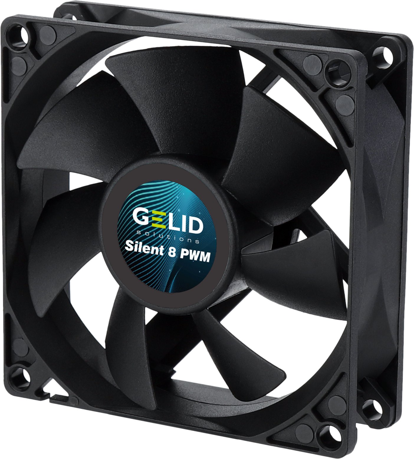Ventilator kase GELID Silent 8 PWM FN-PX08-21, 80mm, 4 pin, i zi
