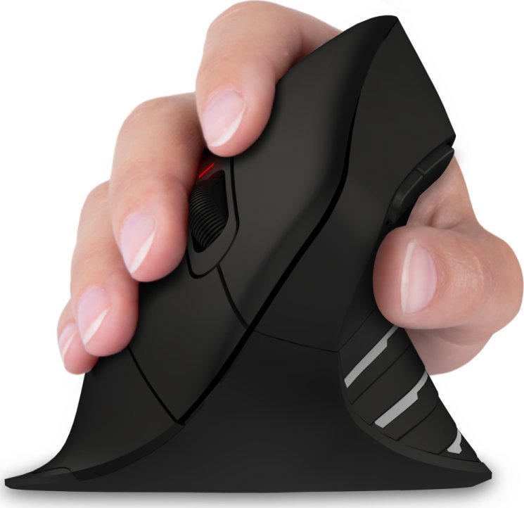 Mouse CONNECT IT FOR HEALTH Verti TriMode, vertikal ergonomik, wireless, i zi