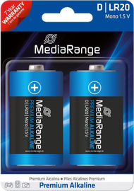 Bateri MediaRange D / R20, 2 copë