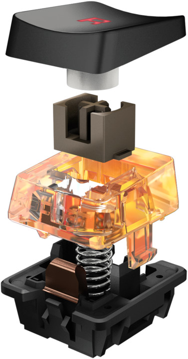 Tastierë ROCCAT Vulcan 121 AIMO, Roccat Titan Brown, US, e zezë