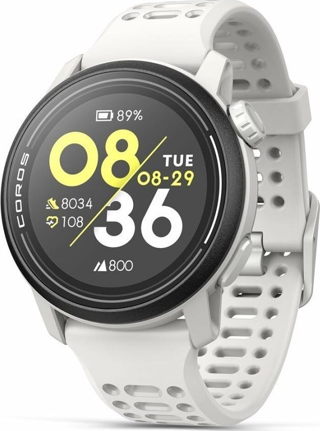 Smartwatch Coros Pace 3, 1.2", GPS, e bardhë