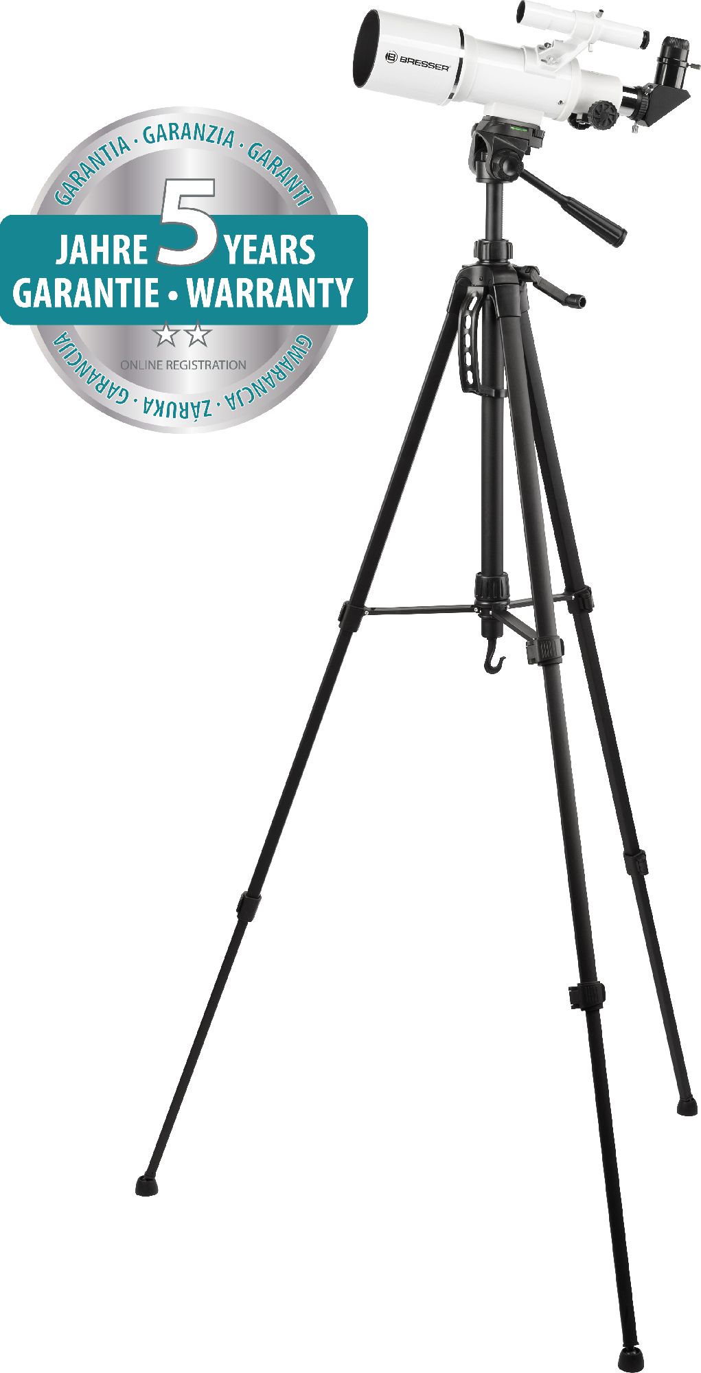 Teleskop Bresser Classic 70/350, refraktor, portativ, gri