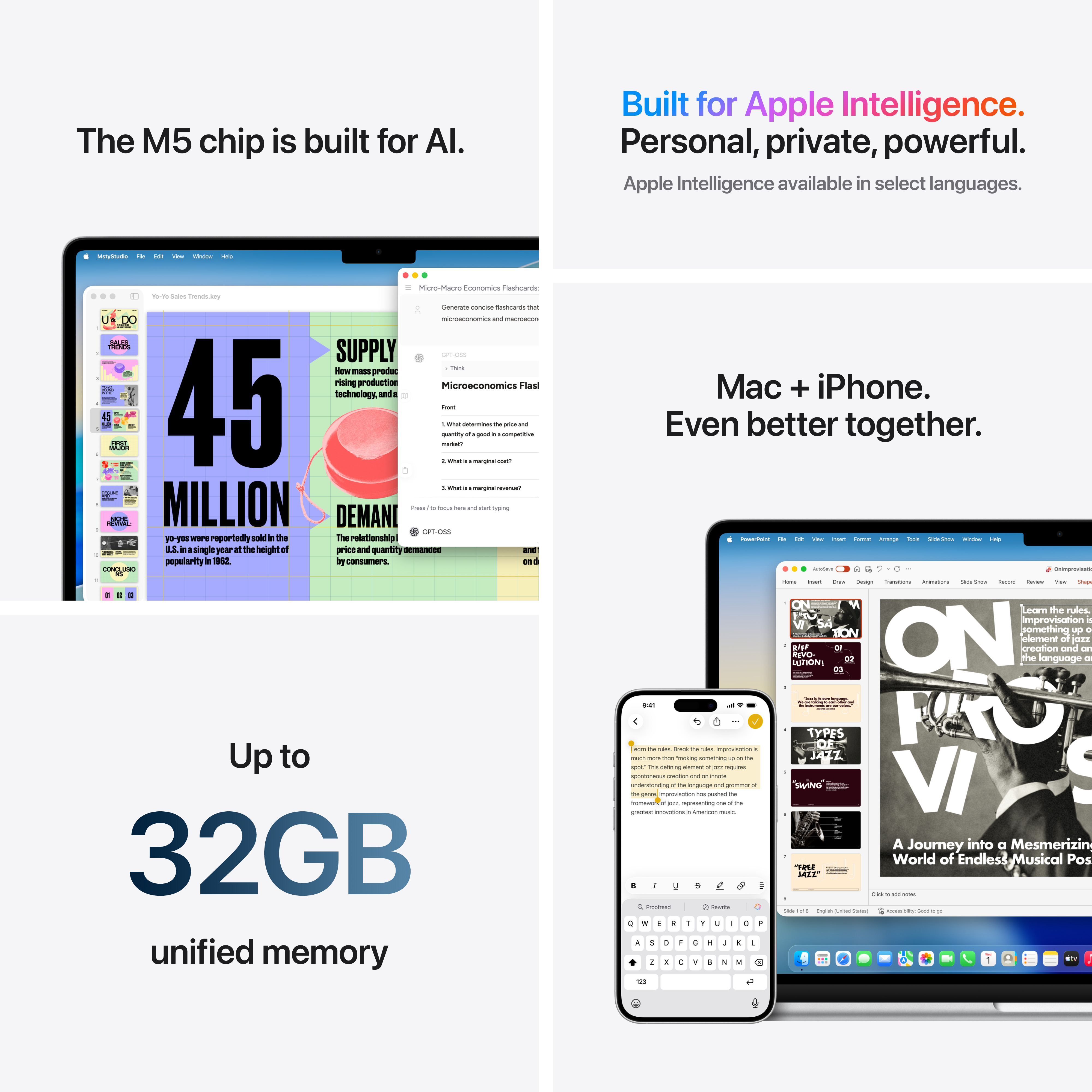 Apple Macbook Air, 15.3", M5 10-core, 16GB, 1TB, 10-core GPU, Starlight