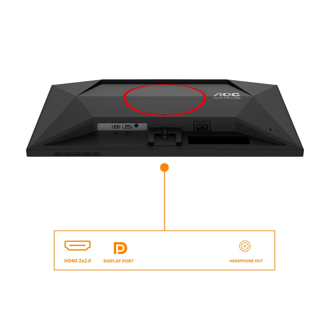 Monitor AOC G4 Q24G4RE, 23.8'', QHD, 1ms,180 Hz, i zi/kuq