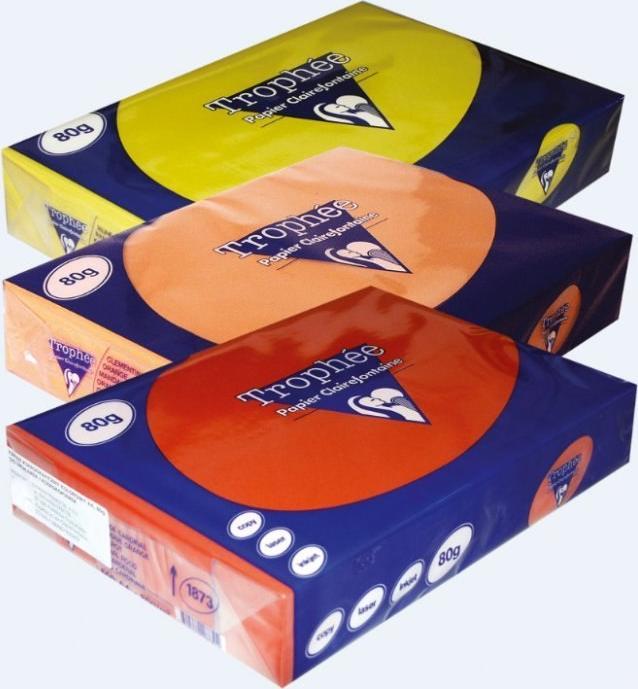 Letër me ngjyra Trophée Multifunction Clementine, A4, 80g, 500 fletë