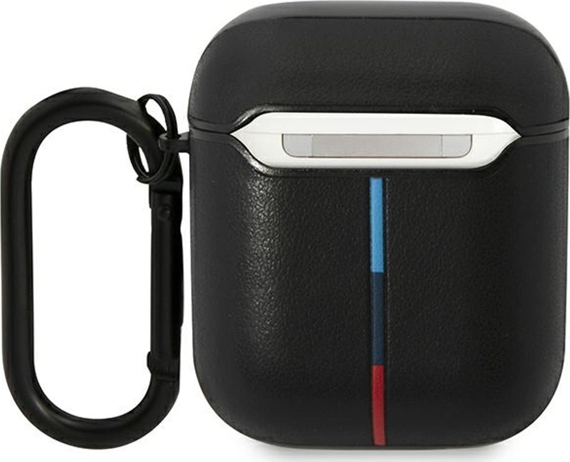 Mbulesë BMW BMA222PVTK për Apple AirPods 1/2, lëkurë eko, seri Leather Curved Line, e zezë