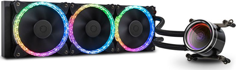 Ftohës uji për CPU Bitspower Cyclops 360 BPTA-CYAIO360-NTX, radiator 360 mm, 3x 120 mm, ARGB