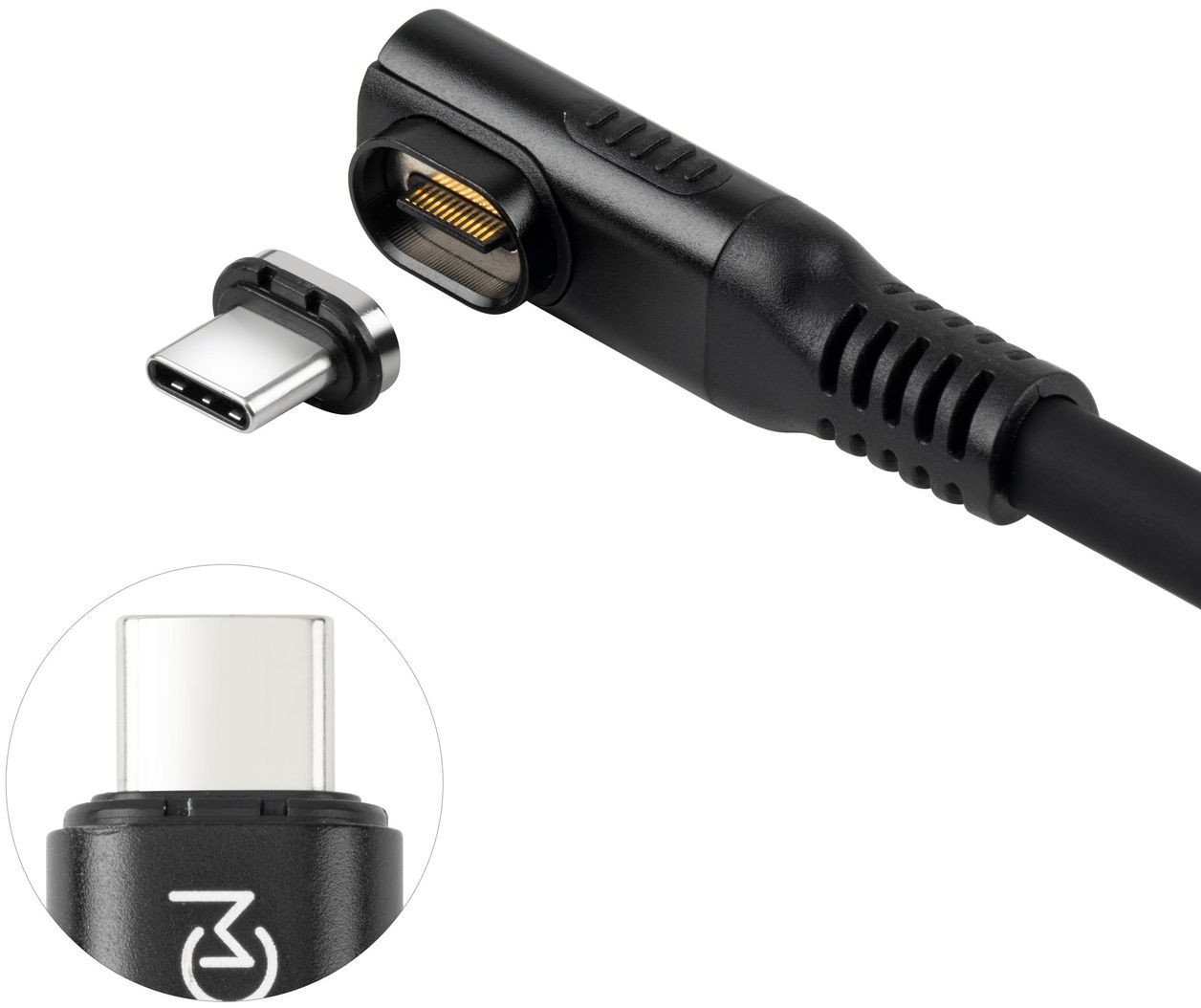 Kabllo USB C Microconnect MC-LS-USB4CC2.0-a, 20Gbps, 240W Power Delivery, e zezë