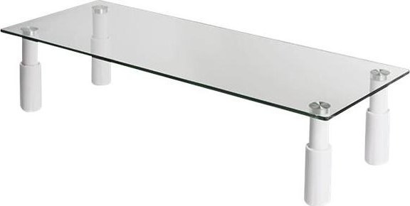 Stendë monitori Jobmate, bazament i ngritur, e bardhë