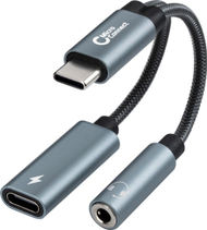 Adapter audio USB C Microconnect MC USBC AUDIOCF, 0.13m, argjendtë