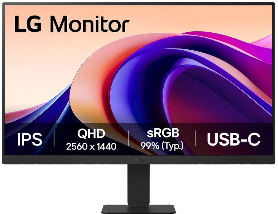 Монитор LG 24U631A-B, 24", QHD, црн